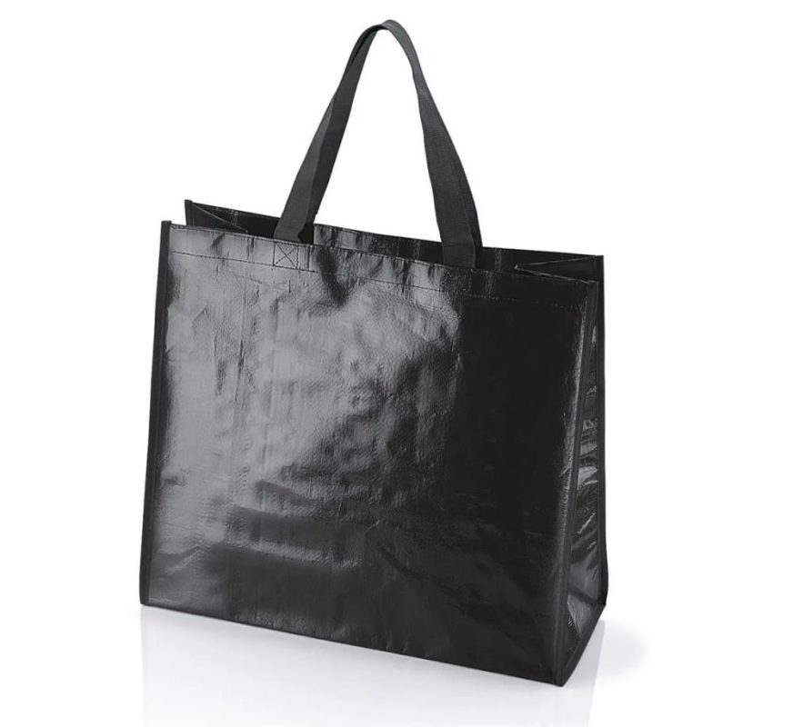 shopper polipropilene manico corto nera